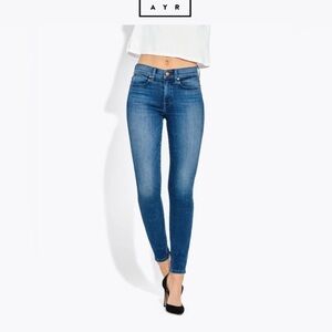AYR The Chiller Skinny high rise blue 25